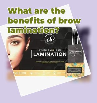 Brow lamination benefit