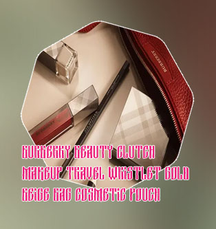 Burberry makeup bag