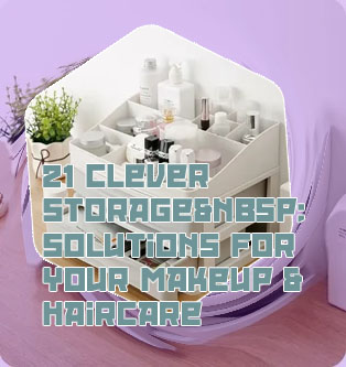 Dressing table storage containers