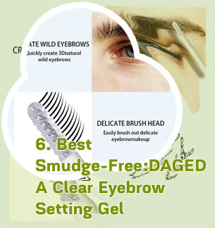 Eyebrow setting gel