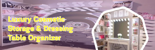 Makeup box for dressing table