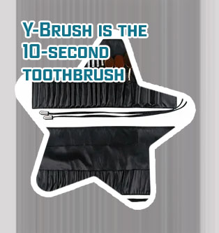 Makeup brush roll bag