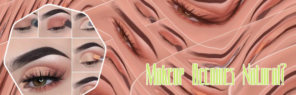 Natural glam makeup