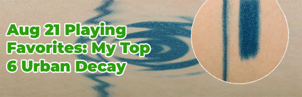 Urban decay eyeliner swatch